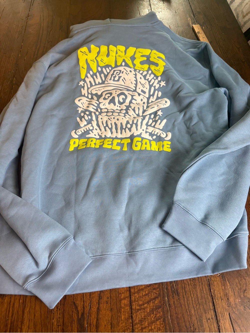 NWT Blue 'Nukes Perfect Game' Graphic Sweatshirt XL